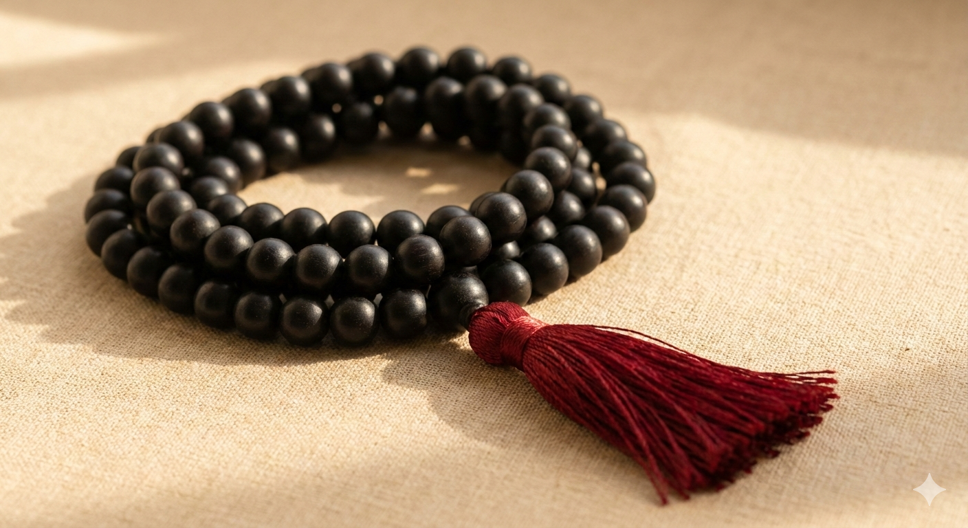 Tapasvi Divya Karungali Mala (108 Beads) Direct From Mahakal Nagari Ujjain