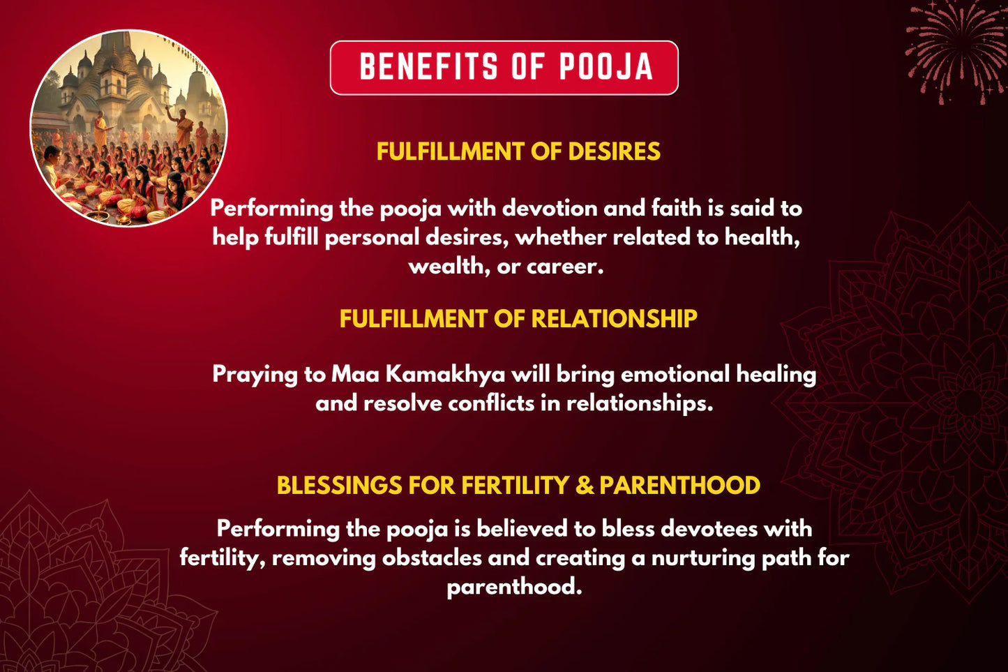 Puja For Fulfilment OF Desires , Relationship Issues , Marriages at Maa Kamakhya Temple
