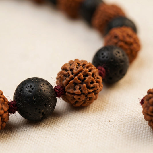 Rudraksha Karungali Mala