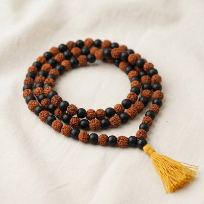 Rudraksha Karungali Mala