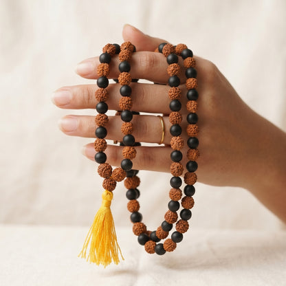 Rudraksha Karungali Mala