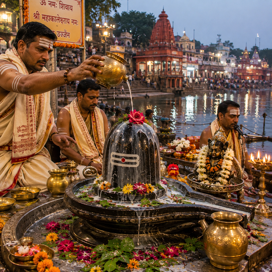 Rudraabhishek at Hatkeshwar Temple, Ramghat, Ujjain